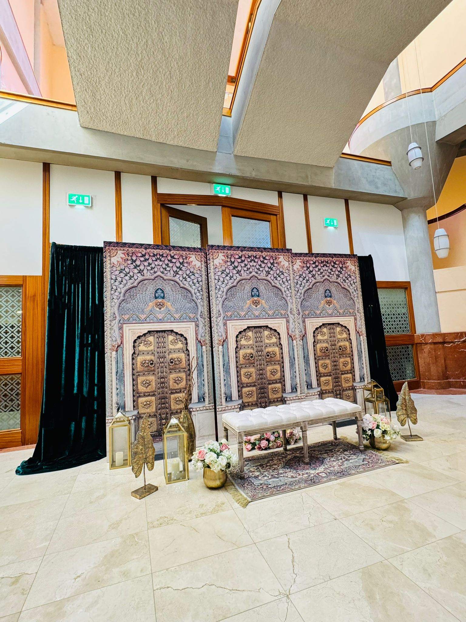 Isher Events regal backdrop